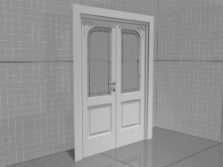 3D модель деревянной двери