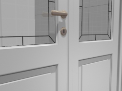3D модель деревянной двери