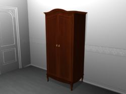 3D модель платяного шкафа