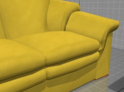 3D модели дивана и кресла Contempo