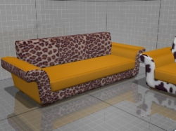 3D модели дивана Dylan